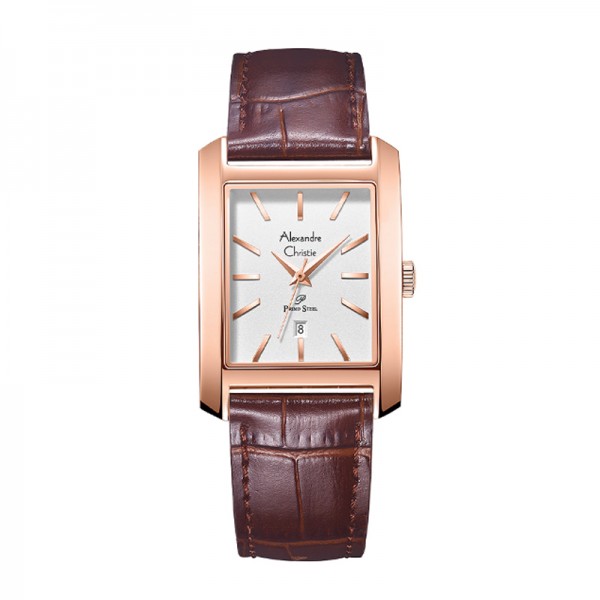 Alexandre Christie AC 1037 Rosegold White Lady Leather LDLRGSL